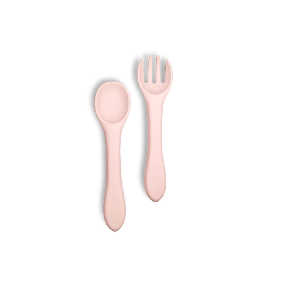 Fork + Spoon Set (Blush)