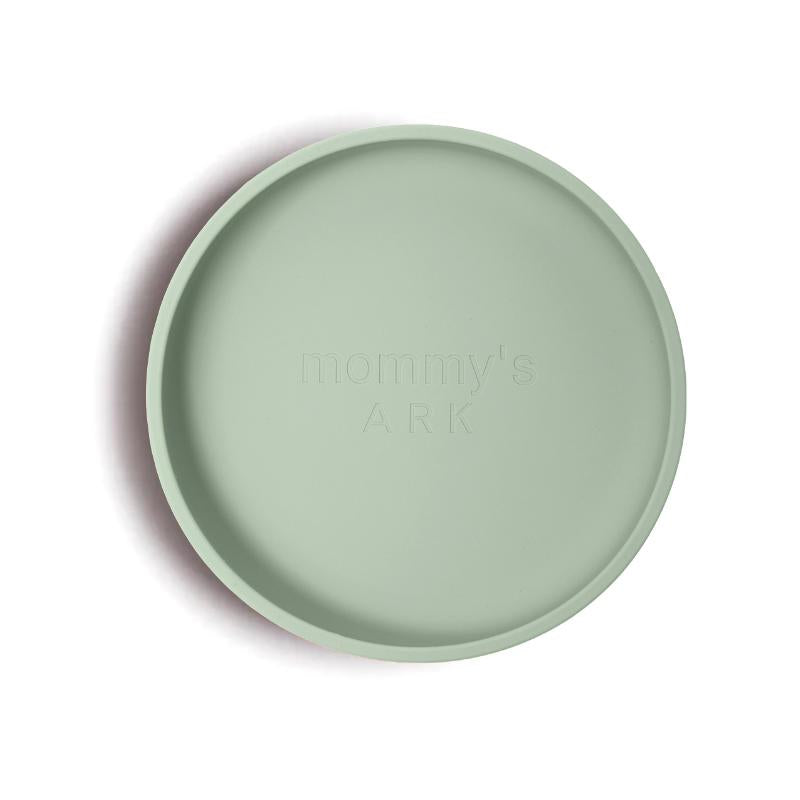 Round Silicone Plate (Sage)