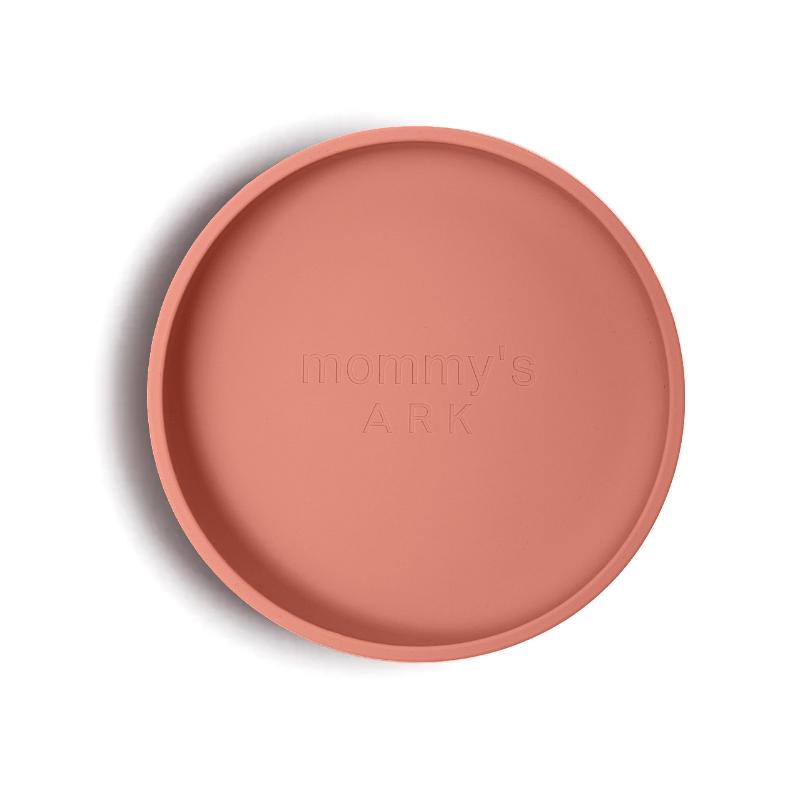 Round Silicone Plate (Strawberry)